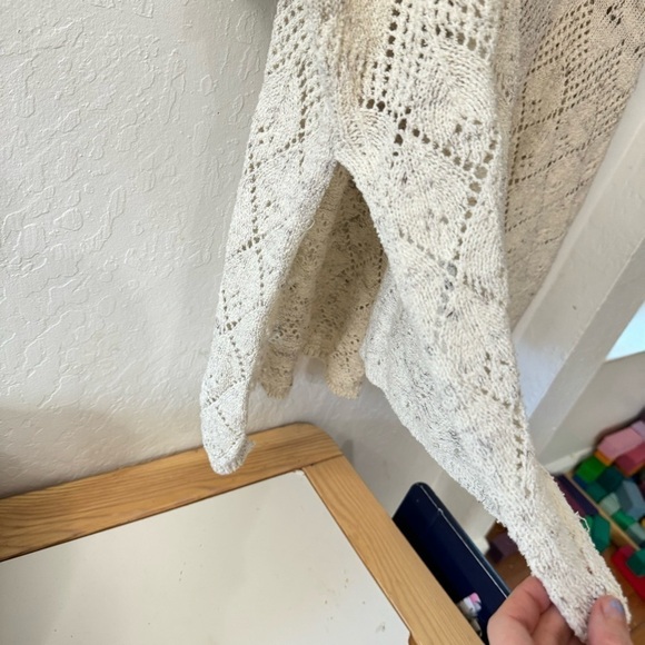 Anthropologie Knitted Knotted Embroidered Lana Tunic Sweater XS/S - Picture 5 of 8